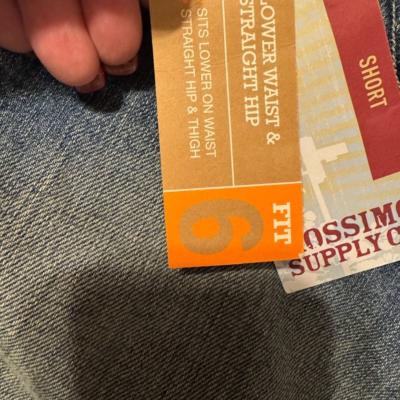 ❤️NWT Mossimo Supply Co. Lower Waist  Blue Jean Shorts Size: 5    #Z - Picture 9 of 10